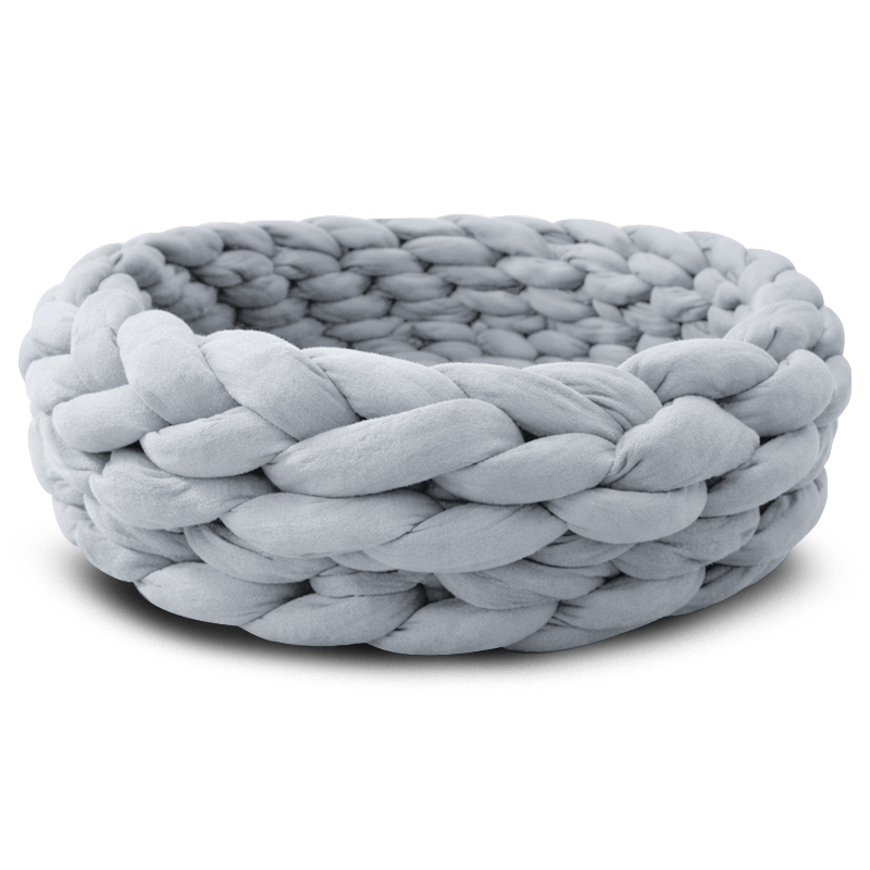 Calming Braided Pet Bed
