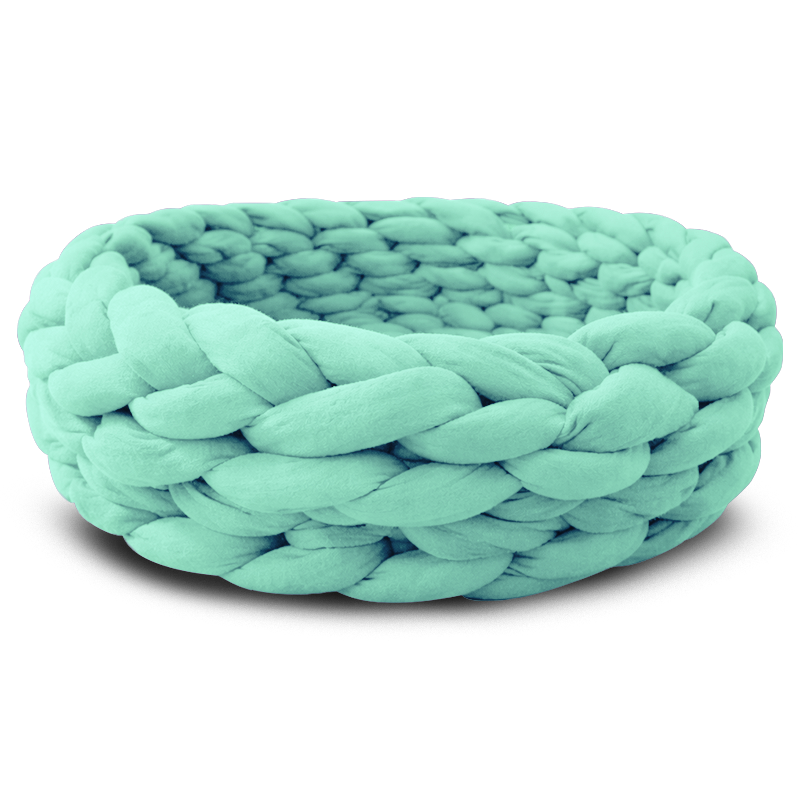 Calming Braided Pet Bed