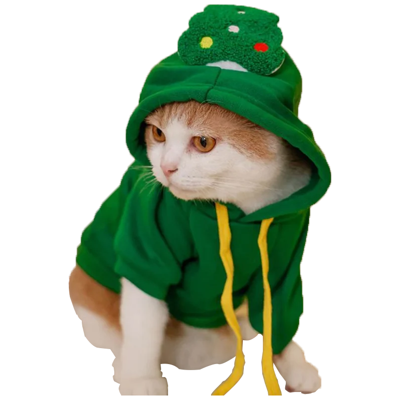 Christmas Tree Pet Hoodie