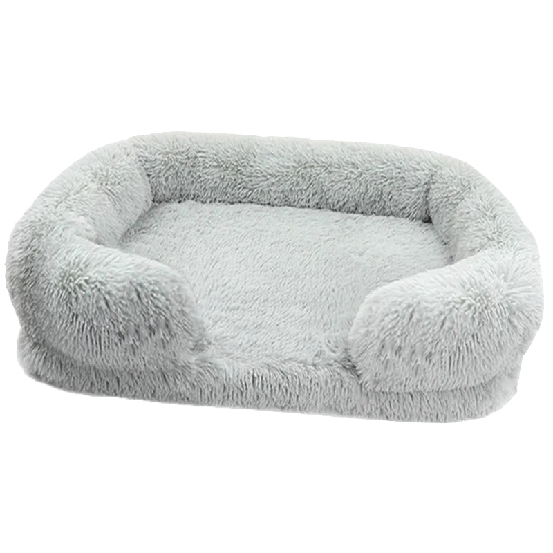 Plush Square Pet Bed