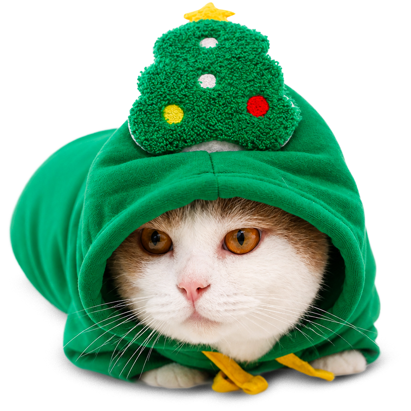 Christmas Tree Pet Hoodie